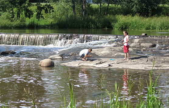 Summer Kerava river